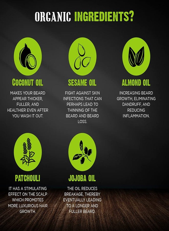 MAN CODE Mancode Beard & Hair Growth Oil, 60ml |With Patchouli Natural Oils including Vitamin E Hair Oil for Thicker & Longer Beard | Beard Oil for Uneven, Patchy & Fast Beard Growth | Growth Oil for Stronger & Fuller Beard Hair - Image 5